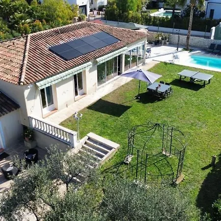 Magnifique Sur Les Hauteurs De Nice, Piscine, Parking Et Wifi Nicea